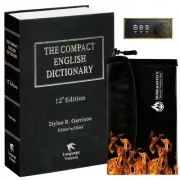 Book Safe with Combination Lock and Fireproof Money Bag, Secret Diversion Boo...