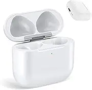 Compatible for AirPods Charging Case Replacement AirPod 1st 2nd 4th Generation with Wireless Charging Bluetooth Pairing Sync Button (for Airpod 4th USBC)