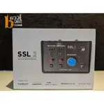 【反拍樂器】SOLID STATE LOGIC SSL 2 錄音室等級 USB 錄音介面 現貨 免運