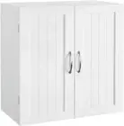 Bathroom Wall Cabinet, Kitchen Storage Cupboard Cabinet with 2 Doors, Wall Mount