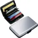 【REFLECTS】RFID硬殼防護證件卡片盒 霧銀(卡片夾 識別證夾 名片夾 RFID辨識)