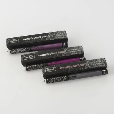Kat Von D Everlasting Lipstick (Lot Of 3!) Full-size L.U.V, Ayesha, Dagger NIB