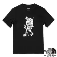 在飛比找momo購物網優惠-【The North Face】男 休閒旅人印花圓領短袖T恤