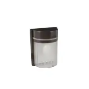 Amax Wall Pack Light Integrated Led Outdoor Dusk To Dawn Polycarbonate Bronze