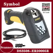 Symbol Motorola DS3508-ER20005R Corded 2D Handheld Barcode Scanner w USB Cable