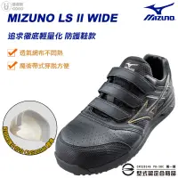 在飛比找蝦皮商城優惠-【MIZUNO】MIZUNO LS II 塑鋼頭 防護鞋 安