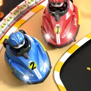 061 2.4G Two-player RC Bumper Car Parent-child Interaction Kart Drifting Collision Ejection Cool Lights Children Remote