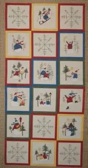 MODA Fabric - BUNDLE UP - 23" PANEL