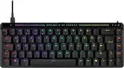 ASUS ROG Falchion Ace HFX Analogue Gaming Keyboard (DE QWERTZ Layout, 65% Form Factor, ROG HFX Magnetic Switches, Rapid Trigger Toggle Speed, Speed Tap Mode, Touch Panel, 8000 Hz, 2 x Type-C Ports)