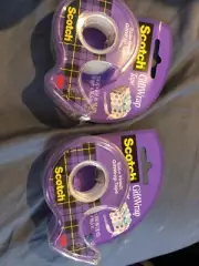 Scotch Gift Wrap Tape Satin Finish X 2 Freepost To3