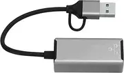 Tihebeyan USB C A ETHERNET Adapter Portable Aluminum Aluminum Type C A RJ45 Net Adapter for Mobile Notebooks