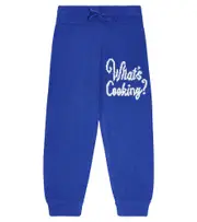 [Mini Rodini] Mini Rodini What's Cooking wool and cotton sweatpants Y 6/7 blue