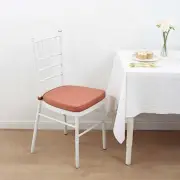Terracotta POLYESTER CUSHION for CHIAVARI CHAIR Wedding Ceremony Dinner