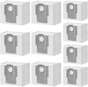 [10PK] iDeer Life Replacement Vacuum Dust Bags - Compatible with Roborock S8+,S8 Pro Ultra,S7 MaxV Ultra,S7 Max Ultra,S7 Pro Ultra,Q7,Q7+,Q7 Max,Q7 Max+,Q8 Max+,Q5,Q5+,Q5 Pro+