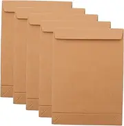 Angoily 5Pcs Self Adhesive File Folder Bags Document Organizer for Office Use Travel Business Cards and More Versatile Storage
