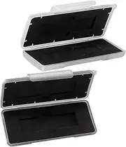 PHENOFICE 2X Nvme Ssd Enclosure Box Shockproof Hard Drive Storage Case for 2 Protective Bag