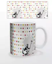 RAT PAINTER 11 OZ COFFEE MUG TEA CUP BANKSY GRAFFITI STREET ART DECOR ACTIVIST!!