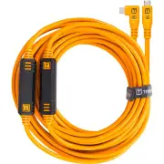 Tether Tools Tetherguard 9.4m USB-C Leverlock & Cable Kit Orange