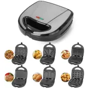 6 in 1 Mini Waffle Maker with Removable Plates, Mini Donut Maker Machine Mult...