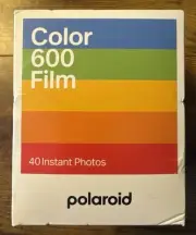 Polaroid Color 600 Instant Film 5-Pack 40 Exposures Best By 03/25 Brand New