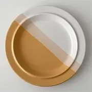 Ceramic Round Dessert Plate Bread Plate for Cake Kitchen Tableware Plates (Color : Color Matching)