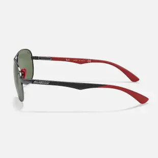 【RayBan 雷朋】法拉利聯名款 碳纖維輕量太陽眼鏡(RB8313M-F00171 61mm)