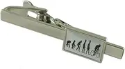 [Select Gifts] Bicycle Tie Clip~Ape to Man Tie Bar 55mm + Hand Made Black Pouch