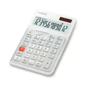 Casio JE-12D-L-WE-N White for Left-handed Just Type Ergonomic Calculator New