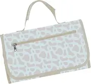 Changing Pad and Nappy Bag Set - Easy to use - Sleek Waterproof Design - Fits in Back Packs, Prams etc Easily - Portable Newborn Baby Care Essentials- Giraffe