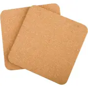 Appetito Square Cork Trivets 20cm Set 2