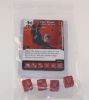 DC Dice Masters Green Arrow Flash * THE ATOM * Set RARE Uncommon CUR + 4 DICE