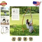 Robust Alloy Steel Hammock Chair Stand with U-Shape Base - Perfect for Any Space