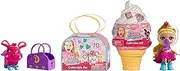 LOVE, DIANA, Kids Diana Show, Fashion Fabulous Collectible Doll and Pet 2-Pack Bundle, Surprise 3.5” Diana Doll in Adorable Ice Cream Cone and Surprise Pet, 10 Different Diana Doll Styles to Collect