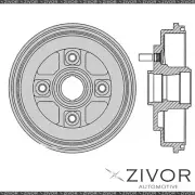 PROTEX Brake Drum For DAIHATSU CHARADE . CBT 3 Cyl CARB 1987 - 1988 #DRUM1690