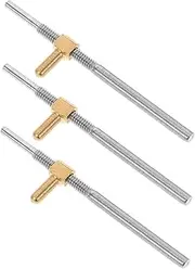 Kisangel 3pcs Violin Bow Frog Screws Durable Replacement Parts for Violin Bow Repairing Ergonomic Design for Easy Installation Suitable for String Instruments
