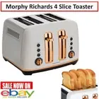 Morphy Richards 2/ 4 Slice Toaster Bread Variable Browning Machine Frozen Bread