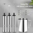 Electric Milk Frother, Egg Beater with 3 Mixing Heads Cream Beater, Type C