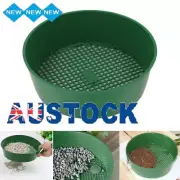 Garden Sieve Composy Soil Sand Green Stone Mesh Soil Sieve Small Gravel ET