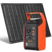 120W Peak Solar Generator with Solar Panels 21W Included