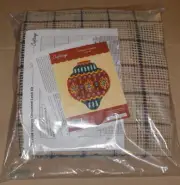 Christmas "Vintage Ornament" Latch Hook Kit NIP 20x27"