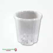 125mm Clear Orchid Pot - transparent plastic pot for phalaenopsis orchids