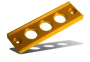 BLOX BILLET BATTERY TIE DOWN FOR 92-00 CIVIC 94-01 INTEGRA 00-09 S2000 GOLD