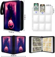 Card Binder for Pokemon Cards, Stickers, 50 Sleeves Trading Cards Binder Display