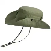 Bucket Hats for Men Women 3” Wide Brim UPF 50+ Sun One Size Army Green