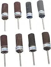 TEHAUX 1Set Grit Sandpaper Stick Sanding Rolls Polishing Wheels for Electric Grinders Mirror Polishing DIY Projects Durable Sanding Tool for Automotive Home Repairs