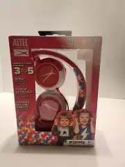 Altec Lansing 2-in-1 Wired Pink Headphones Kid-Safe Ages 3-5