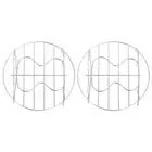 2 Pcs Portable Steamer Rack Stand Steamer Basket Pressure Cooking