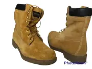 New Wolverine Waterproof Insulated 8" camberle linning work men's Boots sz 14