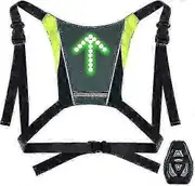 Cycling Vest with USB Light & Direction Indicator - 4 Safety Modes