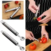 1Pcs Sliver Stainless Steel Strawberry Huller And Tomato Stem Corer Tool